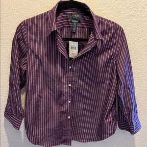 Lauren  petite large shirt NWT